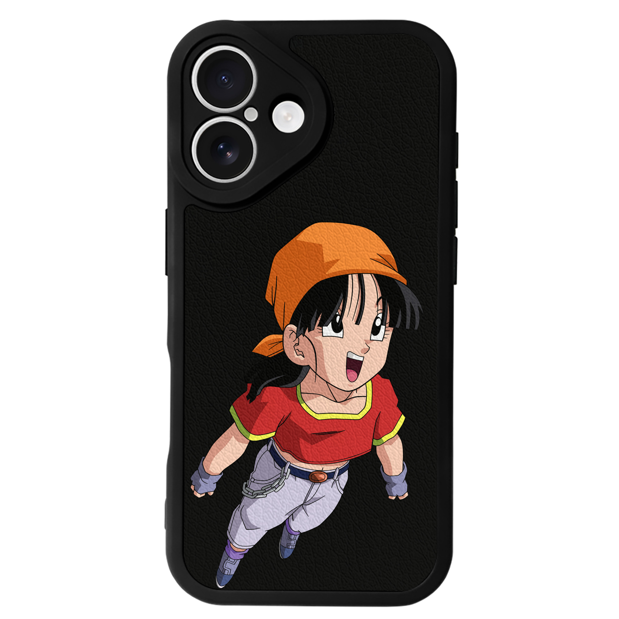 （画像用） ドラゴンボール パン DRAGON BALL Pan 【iPhone 16シリーズ対応】シリコンスマホケース（レザー調） 材質：シリコン